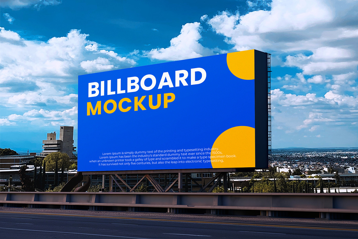 Billboard Mockup, an Advertising Mockup by Viswal Studio (Photo 1 of 2)