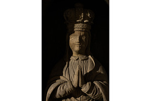 Weathered Wooden Sculpture of a, a Background Photo by Rohan Photography