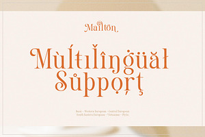 Mailton Typeface