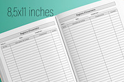 French Inventary Logbook Interior, a Templates & Theme by MatiArtShop (Thumbnail 2 of 2)