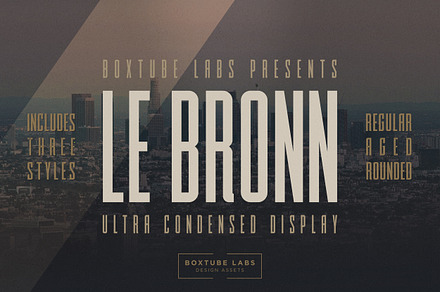 Le Bronn - Display Font, a Sans Serif Font by BoxTube Labs