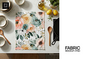 Kitchen Towel Flat Lay Mockup (PSD), a Household Mockup by 1001 mockups (Thumbnail 1 of 5)