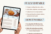 Printable family cookbook template, a Social Media Template by PixelBloomClub (Thumbnail 3 of 8)