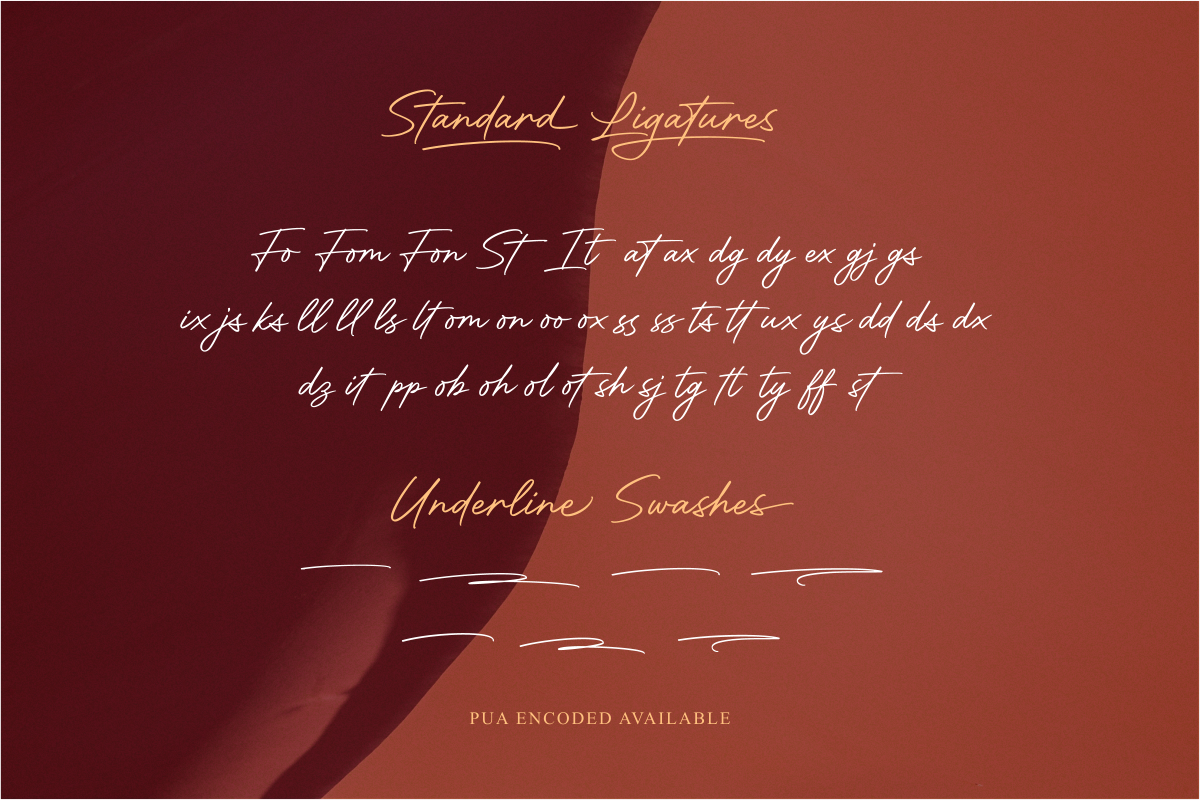 Motherland Signature, a Script Font by Hendra Pratama (Photo 16 of 17)
