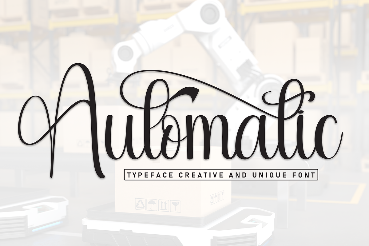 Automatic | Script Font, a Handwritten Font by Scratchones (Photo 1 of 9)