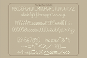 Oat Milk Handwriting Font, a Handwritten Font by CozyPersimmon (Thumbnail 2 of 5)