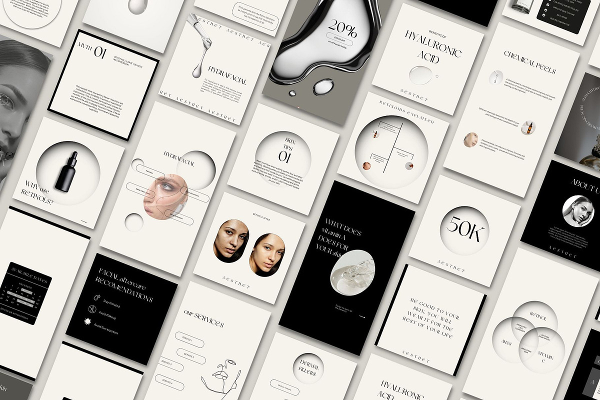 Nurse Injector Aesthetic Templates, a Social Media Template by Studio Suvelle (Photo 9 of 9)