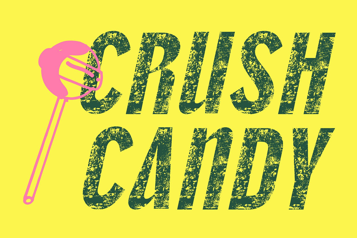 CS Aquba Stamp, a Sans Serif Font by Craft Supply Co. (Photo 6 of 8)