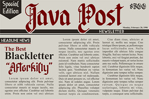 Afterkilly - Blackletter Typeface