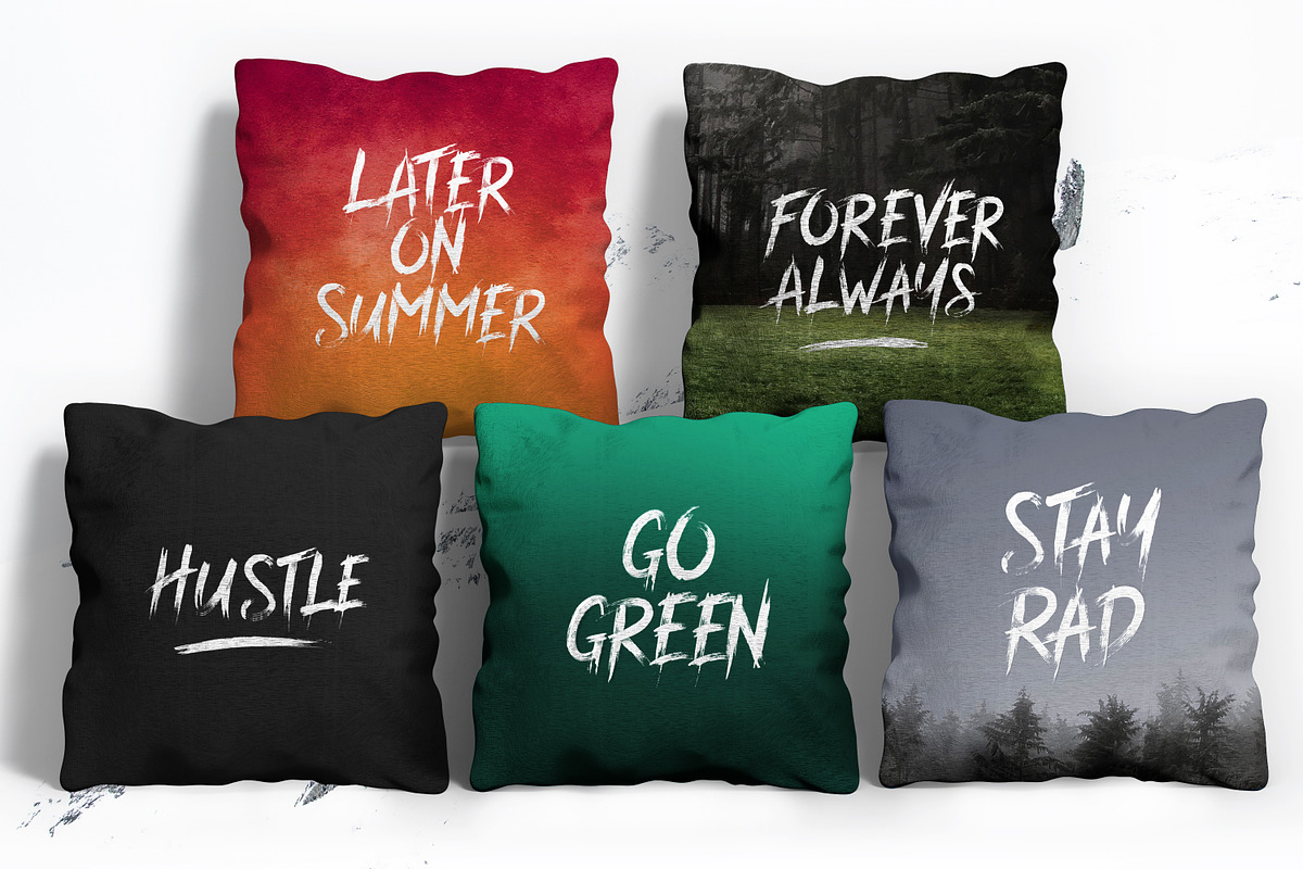 Into The Wild Typeface preview 6