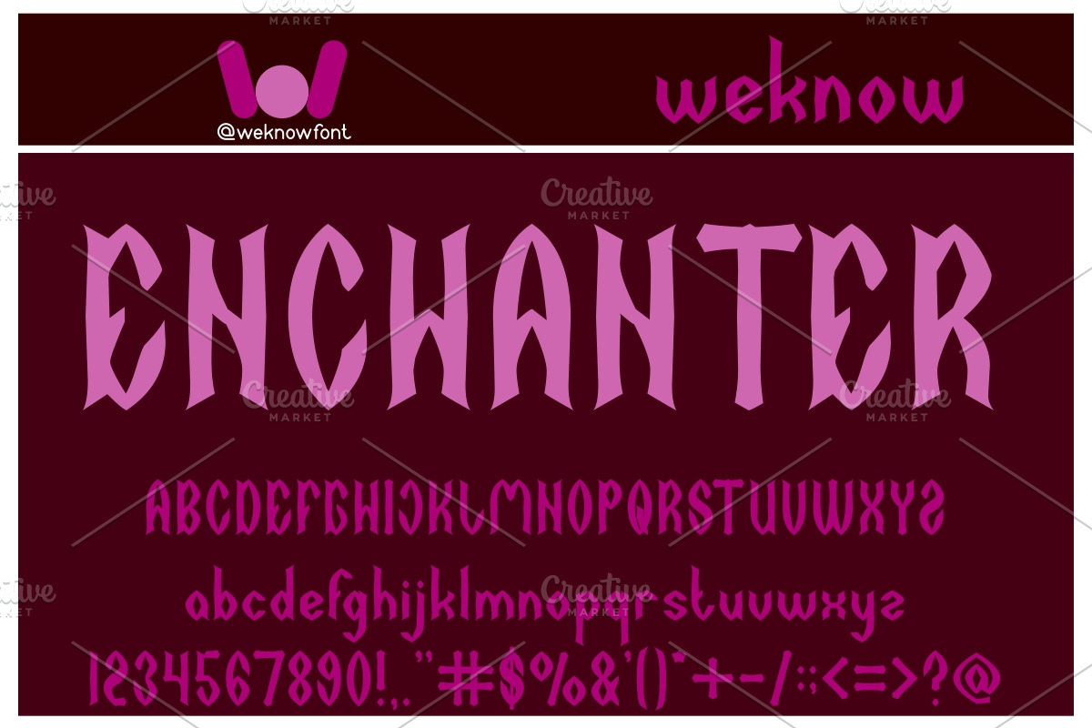 Dark empire font, a Font by weknow (Photo 5 of 5)