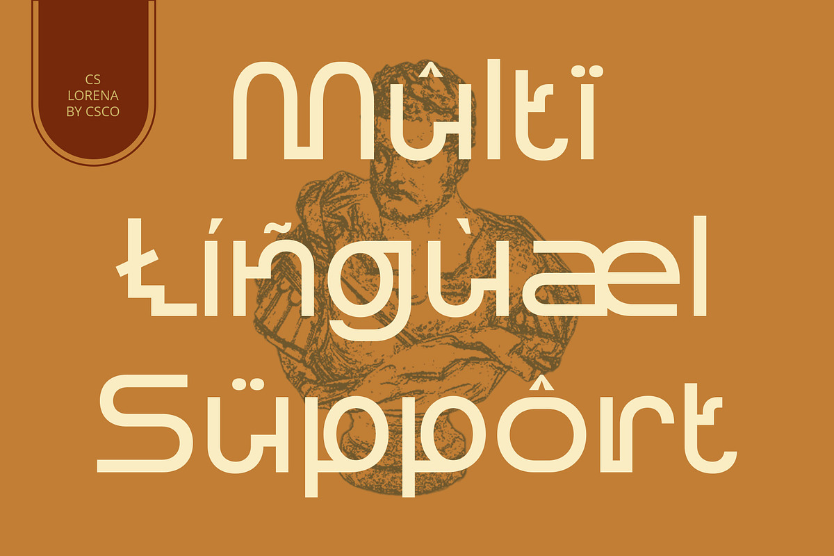 CS Lorena – Art Deco Font, a Sans Serif Font by Craft Supply Co. (Photo 7 of 8)