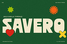 Savero - Bold Display Typeface