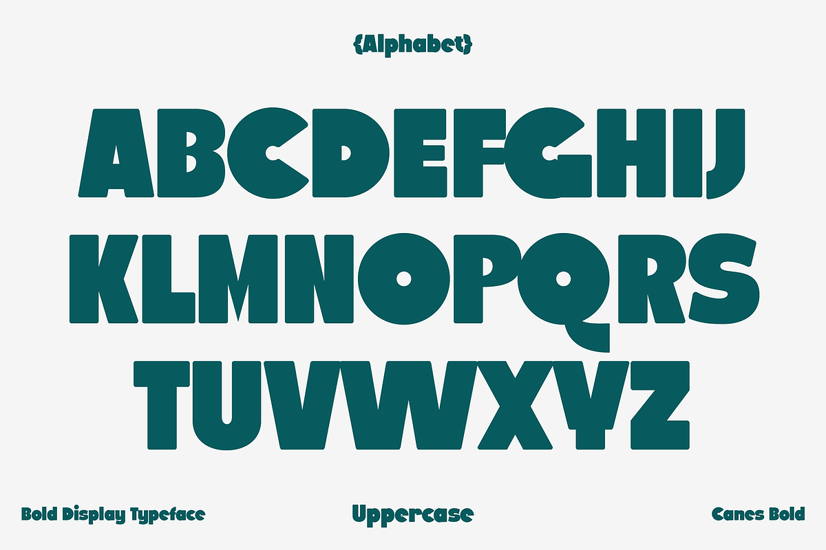 Canes Bold Display Typeface, a Sans Serif Font by GRVS Studio