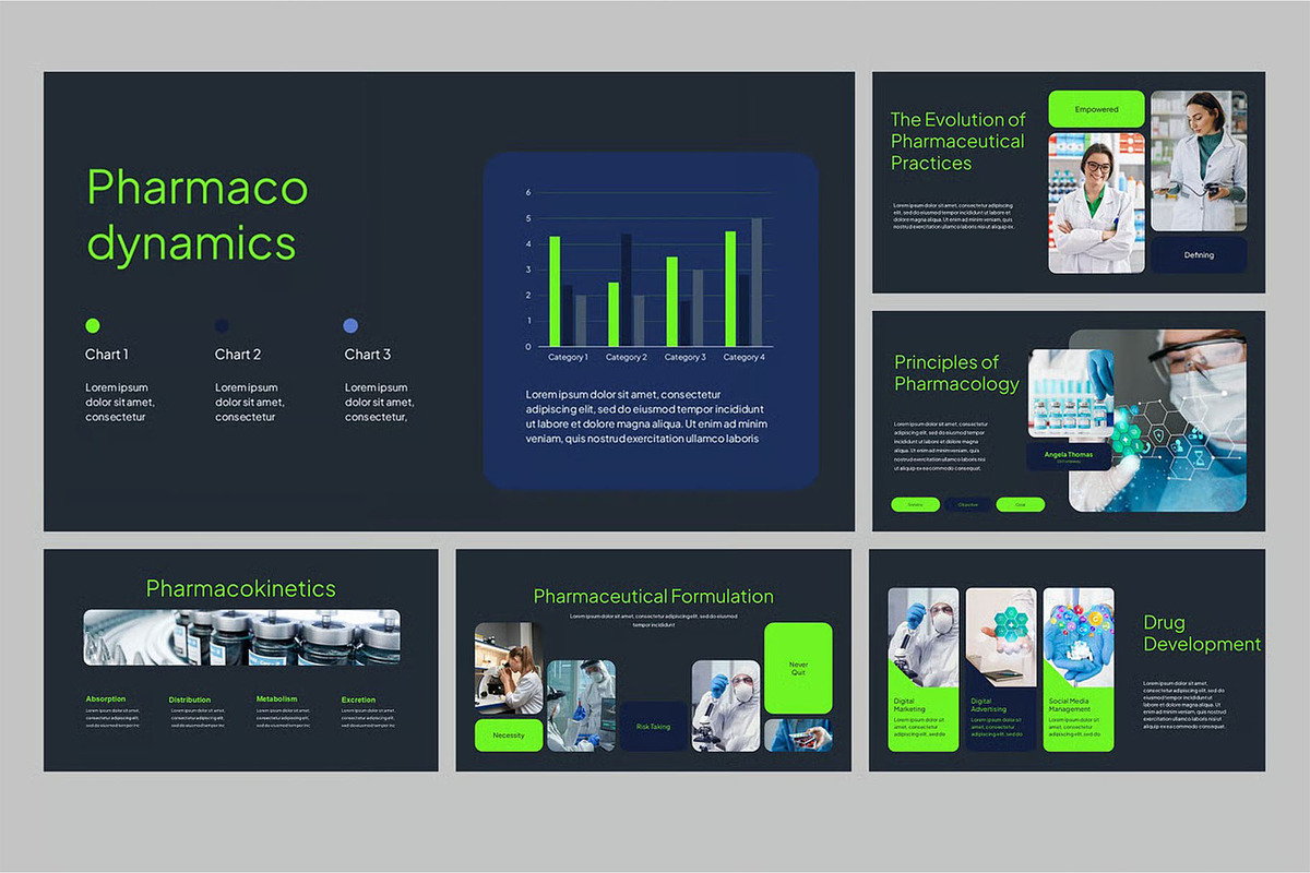 Medical Pharmacy GSildes, PPoint, a Presentation Template by Fit-tee (Photo 3 of 4)