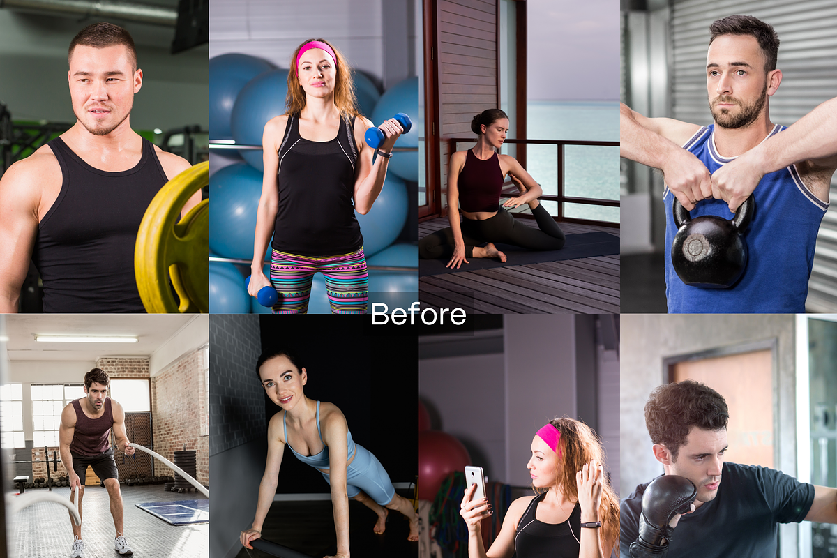15 Fitness Lightroom Presets, a Preset Add-On by RamsaGraphi (Photo 2 of 10)