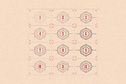 12 Vintage Outline Brushes, a Brush Add-On by 2DFUNS (Thumbnail 2 of 3)
