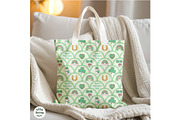 Lucky Scalloped Seamless Pattern, a Seasonal Illustration by TitaLivingArt (Thumbnail 8 of 13)