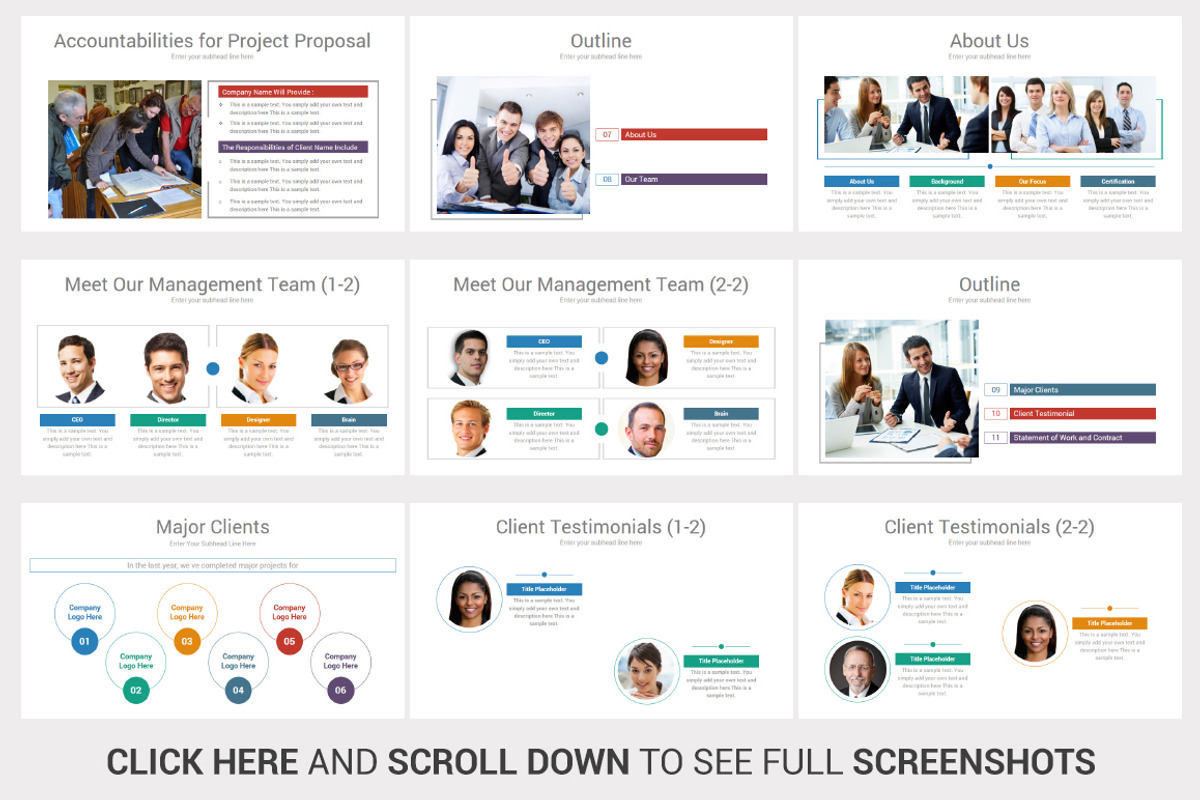 Business Proposal Google Slides, a Presentation Template by OceanArt (Photo 7 of 20)
