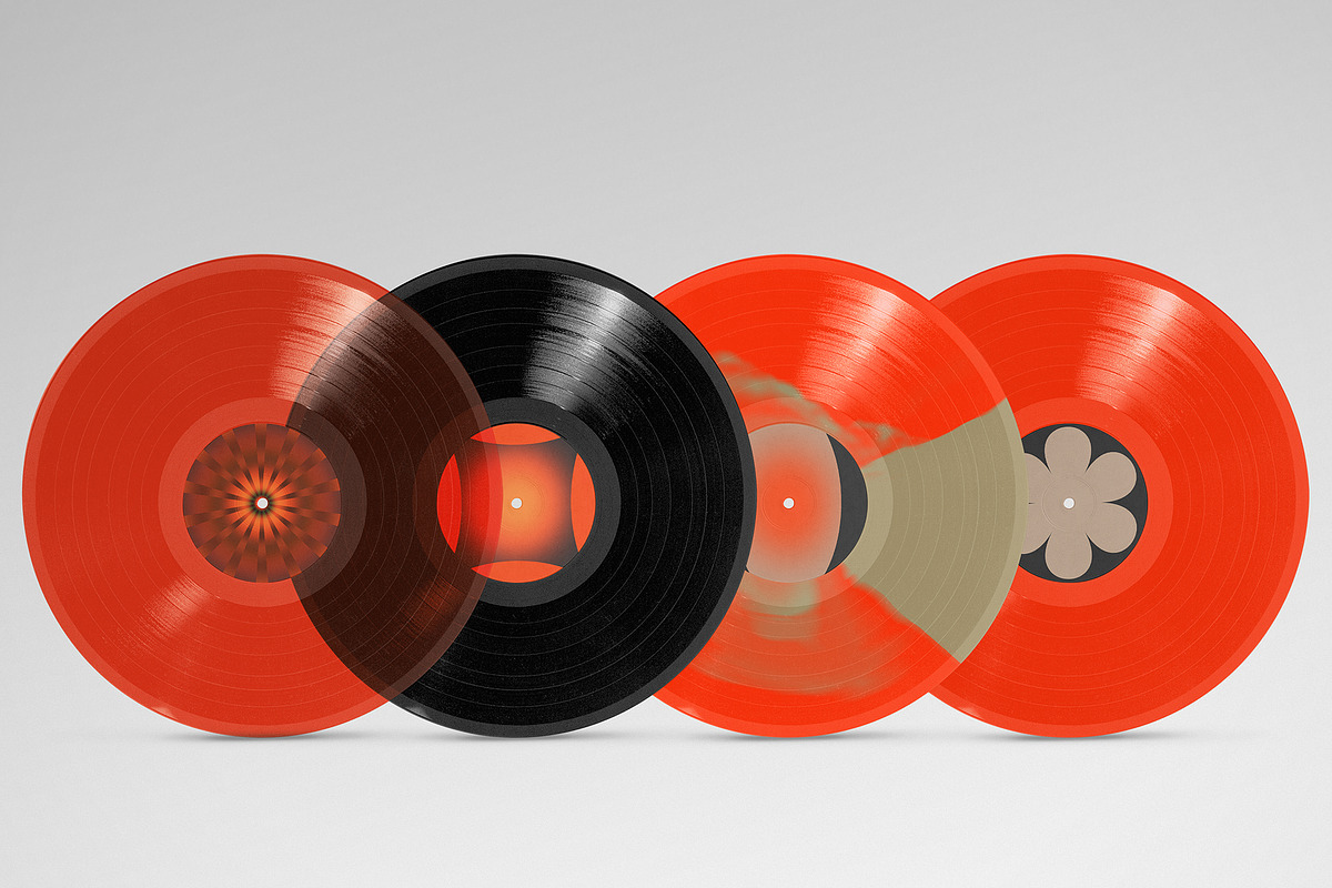 Gatefold Vinyl Mockup Pack, a Packaging Mockup by Glue Lab (Photo 6 of 8)