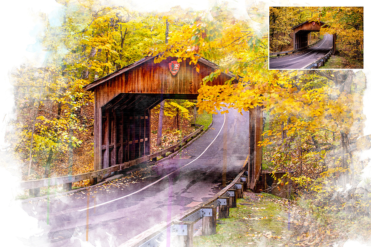 Watercolor Paint Photoshop Effect, an Action Add-On by CraftingStudio (Photo 4 of 6)