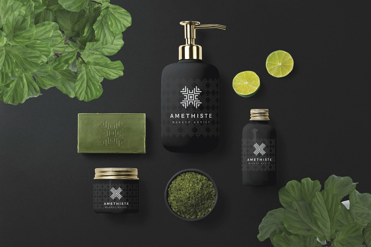 Logo Creator - geometric minimal kit, a Branding & Logo Template by Nues Design (Photo 6 of 31)