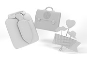 Father's Day Work Mockup, an Advertising Mockup by Qaleb Studio (Thumbnail 1 of 2)