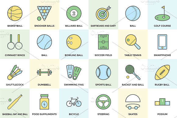 150 Sports Icon Set