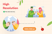 Eid al-Fitr Illustration, an Object Graphic by Illustrava (Thumbnail 7 of 8)