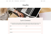 Amelie Wordpress Kadence Child Theme, a WordPress Template by Sky and Stars (Thumbnail 3 of 7)
