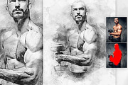 Hand Drawn Photoshop Action, an Action Add-On by GorynArt (Thumbnail 2 of 20)
