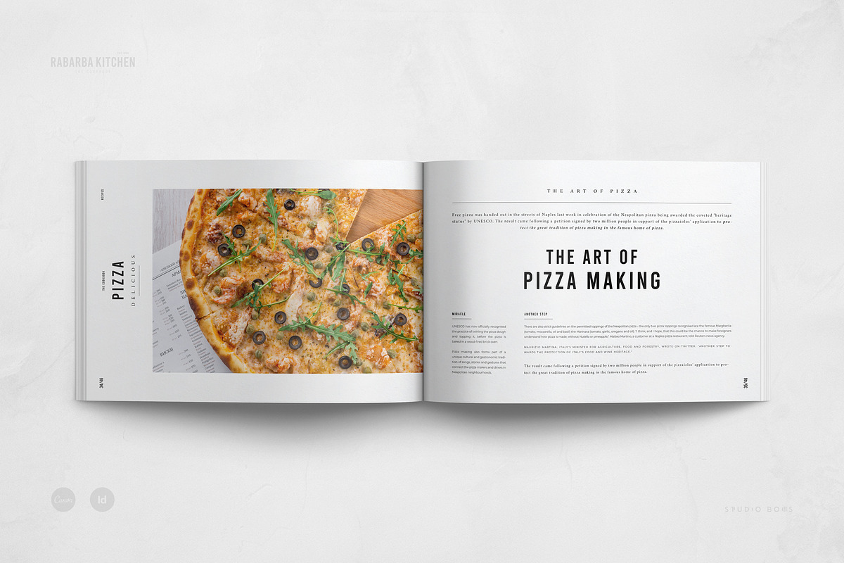 Canva Cookbook | Recipe Book, a Brochure Template by Studio Bons (Photo 20 of 27)