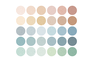 Speckled Textures In Muted Colors