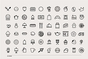 Bakery & Tea Shop Branding Pack, an Outline Icon by AnneCeline (Thumbnail 3 of 9)