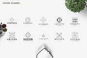 Vintage Elegance | 30 Logo Templates, a Branding & Logo Template by VP Fonts (Thumbnail 6 of 17)