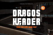 Dragos Header - Sans Serif & Thick, a Sans Serif Font by QR Design Studio (Thumbnail 1 of 8)