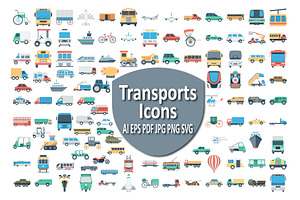 Transport Icon Set for All Travel Ne, an Icon by Vector Portal