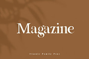 Magazine Family Font, a Serif Font by Rasgood (Thumbnail 1 of 7)