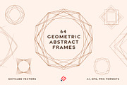 64 Geometric Abstract Frames, a Graphic by Graphicsfuel (Thumbnail 1 of 8)
