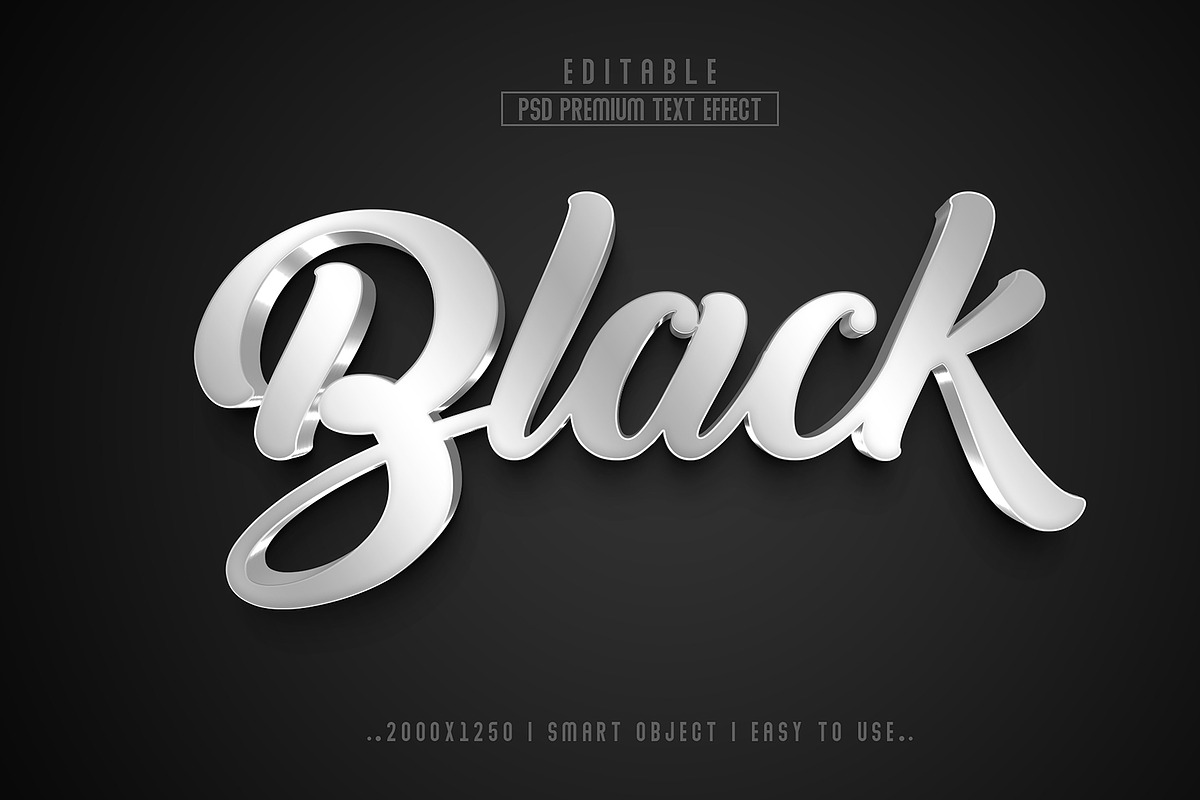 25 Stylis 3D text effect Bundle, a Layer Style Add-On by Md Jahidul99 (Photo 14 of 27)
