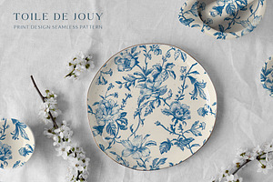 Toile De Jouy Patterns Bundle