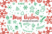 Hand Drawn Christmas Graphics, an Illustration by Kreanille Design (Thumbnail 1 of 3)