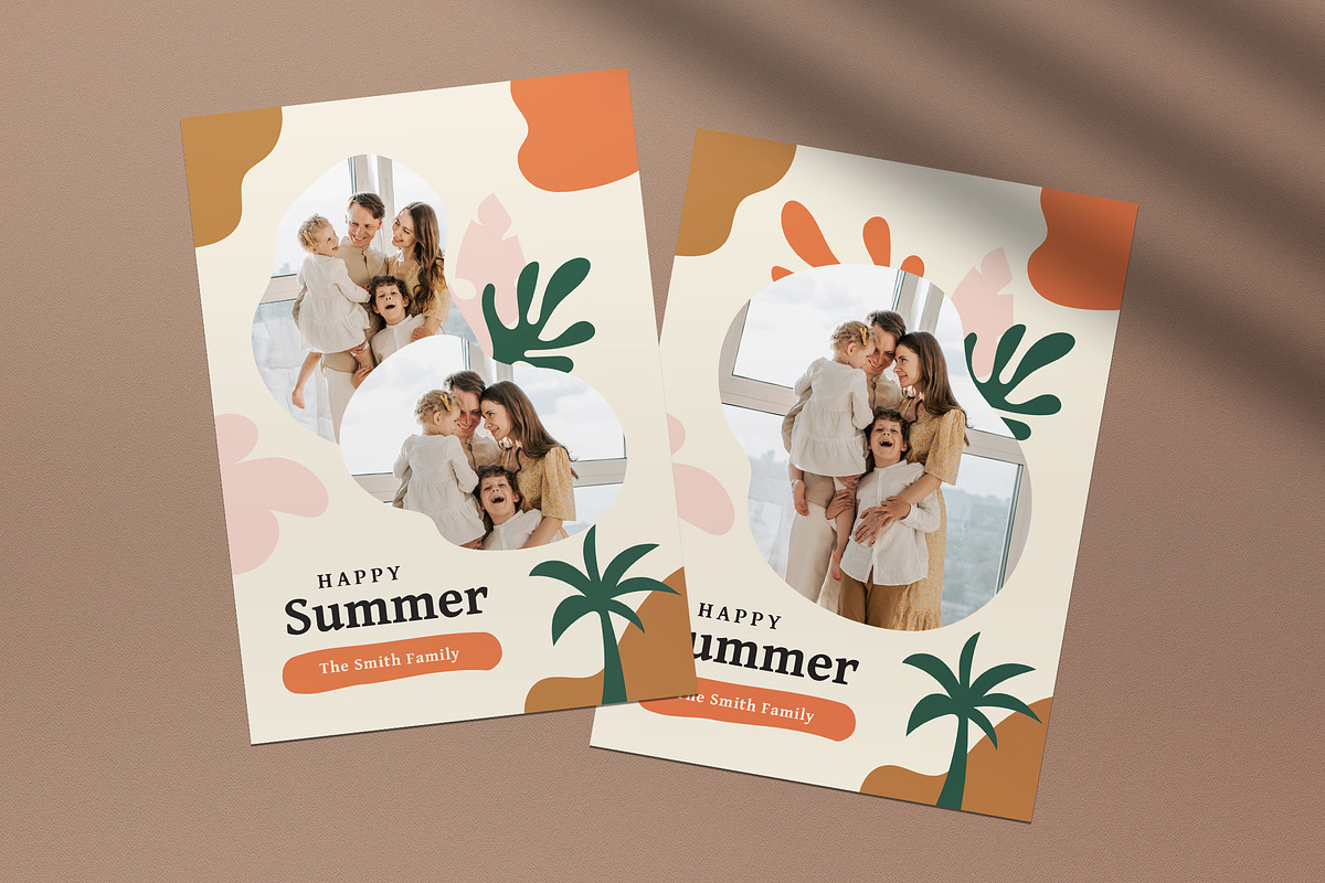 Summer Greeting Card, a Card Template by graphicook (Photo 2 of 4)