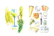 White wine, a Food Illustration by katya.bogina (Thumbnail 5 of 5)