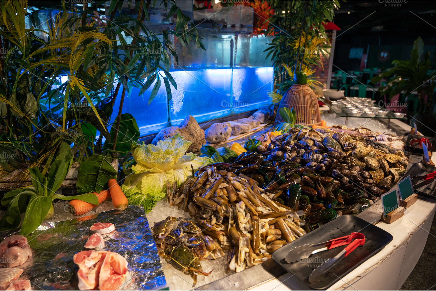 Fresh Seafood and Fish at a Vibrant, a Food & Drink Photo by Jan Jack Russo Media