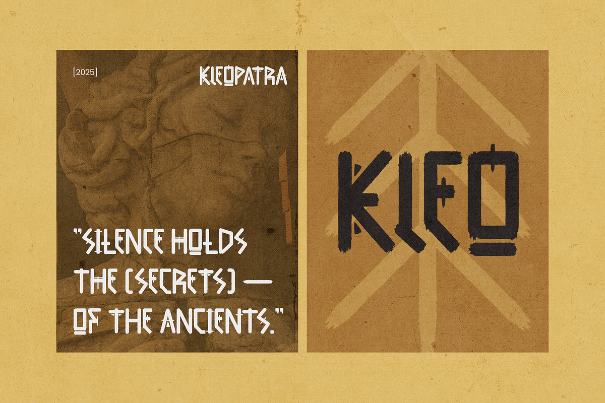 Kleopatra – Brush Ethnic Geometric, a Sans Serif Font by Inviline.co (Photo 12 of 15)