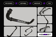 U Shaped Pipe Mockup, a Household Mockup by hiddemaru (Thumbnail 2 of 4)