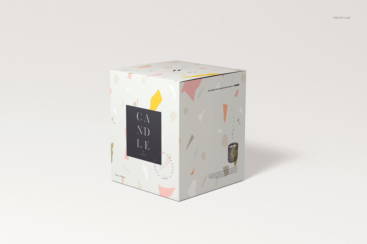 Nordic Vessel Candle Box Mockup Set, a Household Mockup by creatsy5 (Photo 7 of 14)