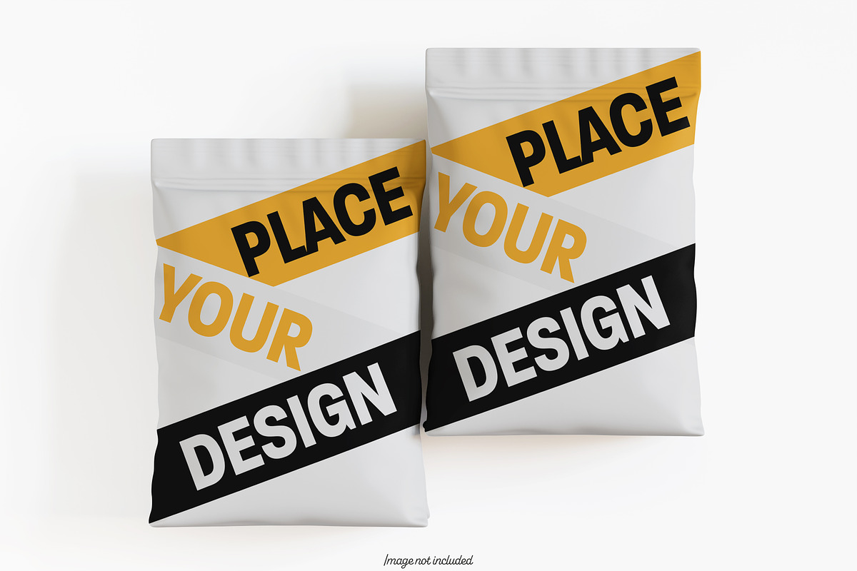 Snack Pouch Mockup Bundles, a Packaging Mockup by Ambo Ampeng (Photo 17 of 32)