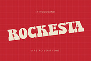 Rockesta, a Serif Font by Rishsketch (Thumbnail 1 of 12)